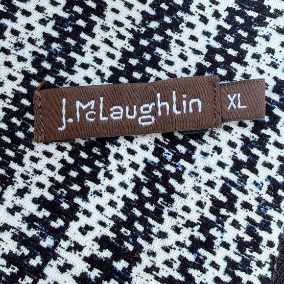 J McLaughlin houndstooth plaid sheath dress - size XL - Picture 2 of 4